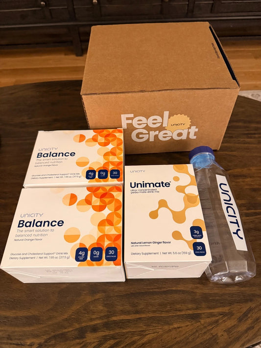 Unicity Feel Great System Bundle – 2 Balance & 1 Unimate Pack
