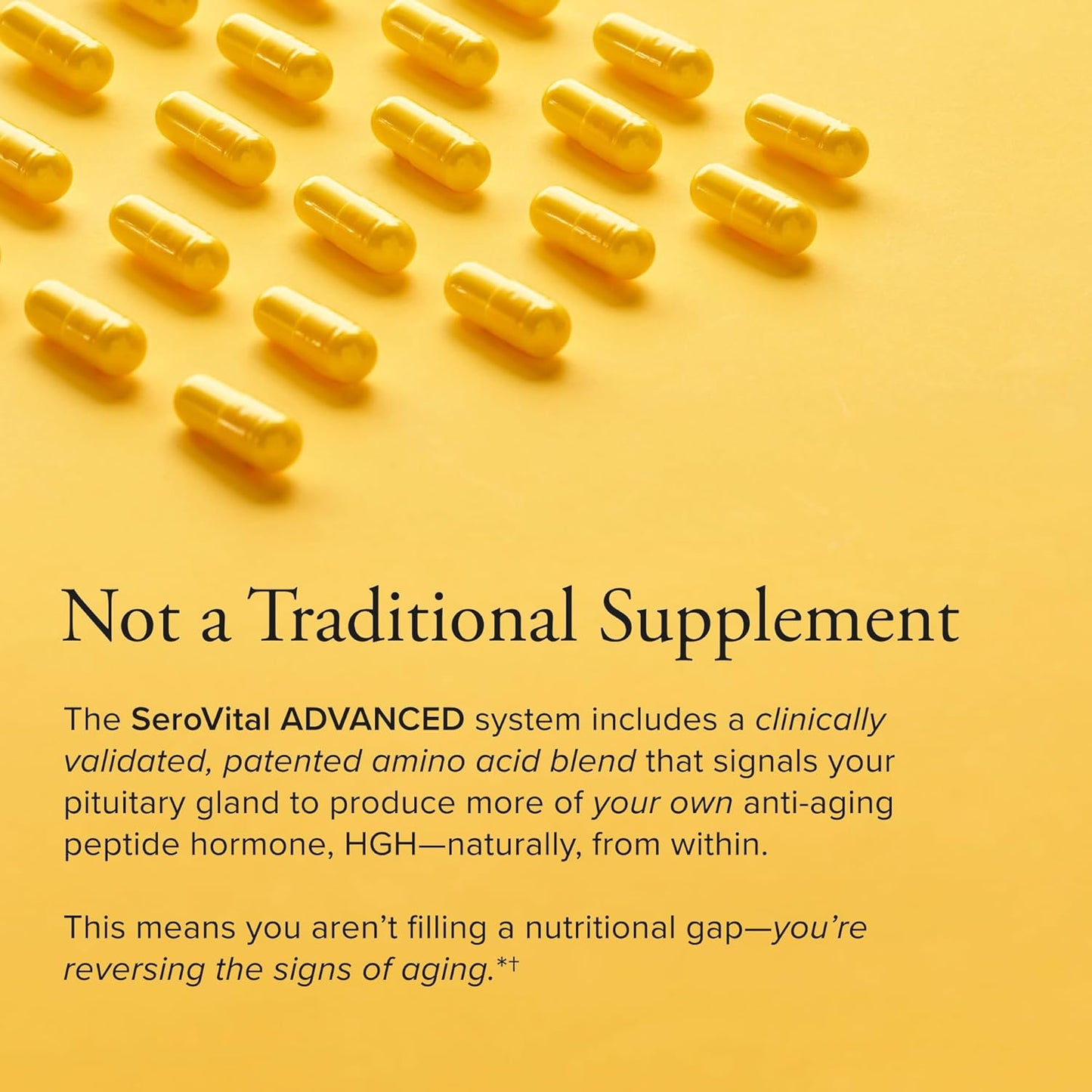 Srovtal Advncd - Anti-Aging Supplement - HGH Supplement for Women – Supports Energy, Sleep, Weight Management, Metabolism, Skin - 30 Servings