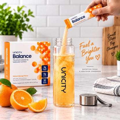 Unicity Unimate + Balance Combo Pack | 2 Unimate Lemon + 1 Balance Orange