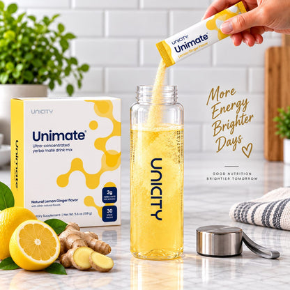 Unicity Unimate + Balance Combo Pack | 2 Unimate Lemon + 1 Balance Orange